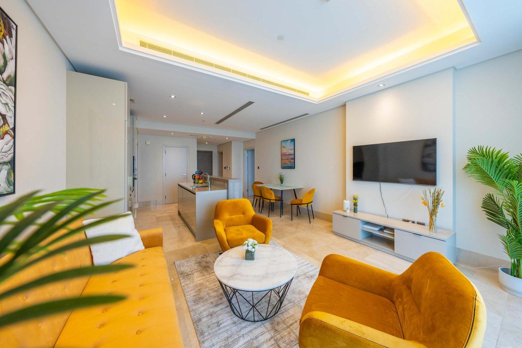 Spacious Beachfront 2 Bedroom Apartment - The 8 Dubai Exterior photo